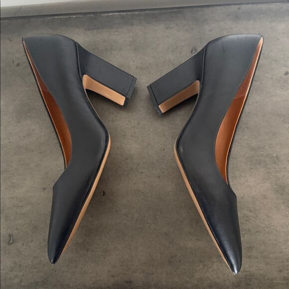 Franco Sarto Heels Black for sale | eBay Sarto By Franco Sarto SASHA Elegant Black Leather Pointed Toe Pumps Size 11 EUC